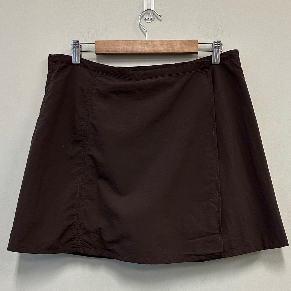 Royal Robbins Chocolate Brown Nylon Hiking Skort